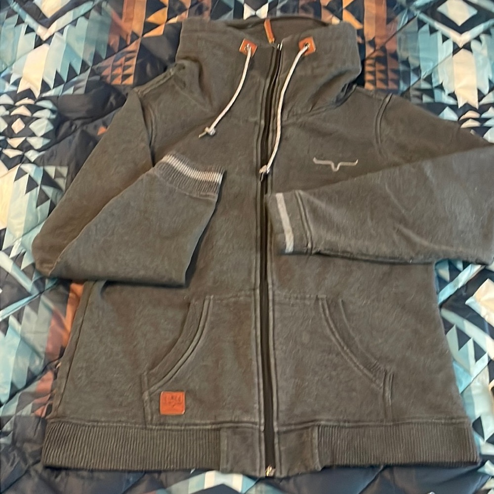 Kimes Ranch funnel neck full zip sweatshirt Size XL